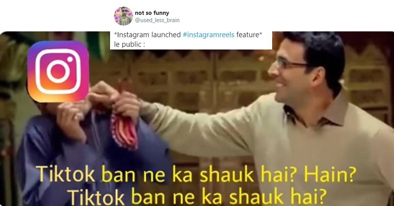 Ye Bik Gaya Hai Instagram Twitter Reacts With Memes After Insta Launches Tiktok Like Reels